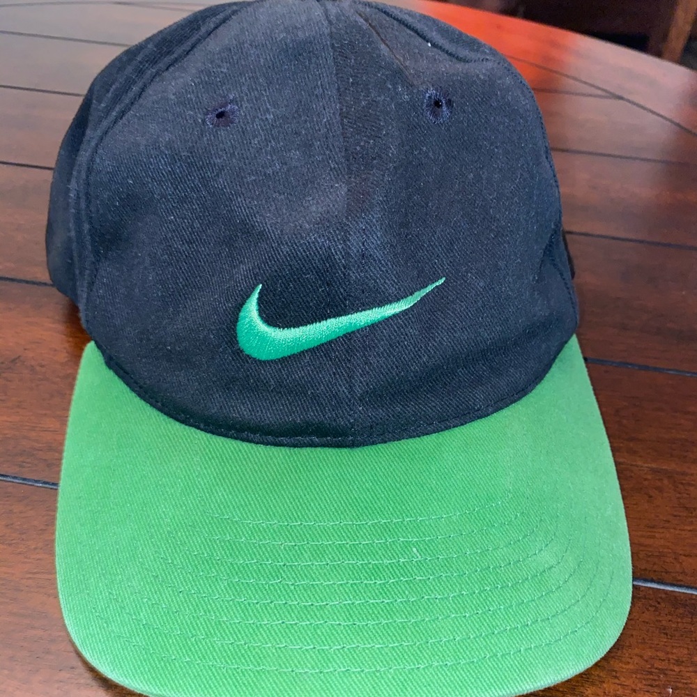 Nike Vintage Lime Green x Black SnapBack